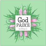 God påske - gratis påskekort med æg - Danish Things