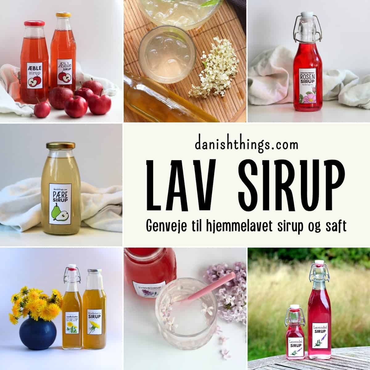 Her finder du genveje til alle mine opskrifter på sirup og saft. Du finder opskrifter til årets gang på dansihthings.com © Christel Parby #DanishThings #sirup #saft #opskrifter