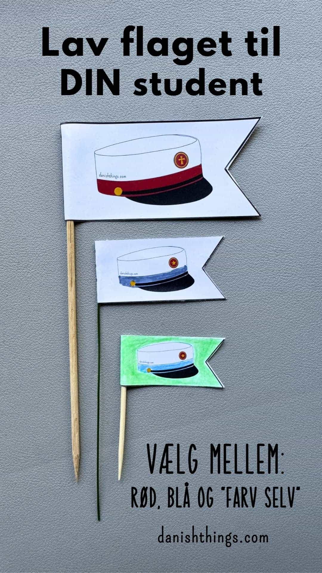 "Tillykke med huen" kort og studenterhue flag til print Har din student en grå, lyseblå eller en anden farve huebånd end de klassiske blå og rød? Print "farv selv"-udgaven og farv båndet i den rigtige farve. Her finder du også de klassiske designs. Find de gratis print på danishthings.com © Christel Parby #DanishThings #tillykkemedhuen #studenterkort #gratisprint #student #studenterhue #tillykke